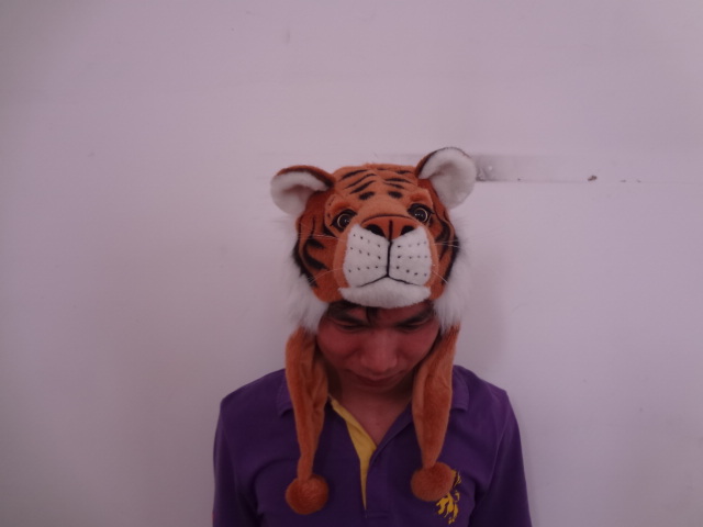 黃老虎造型帽