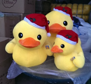 黃色小鴨毛絨玩具公仔