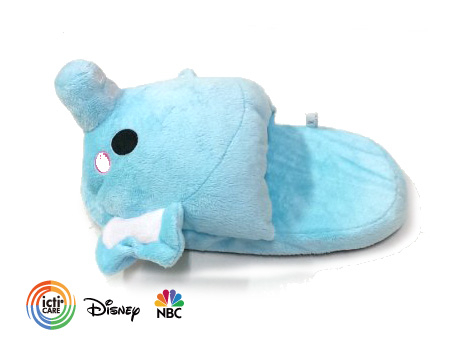 大象造型毛絨拖鞋