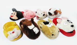 動物造型毛絨拖鞋