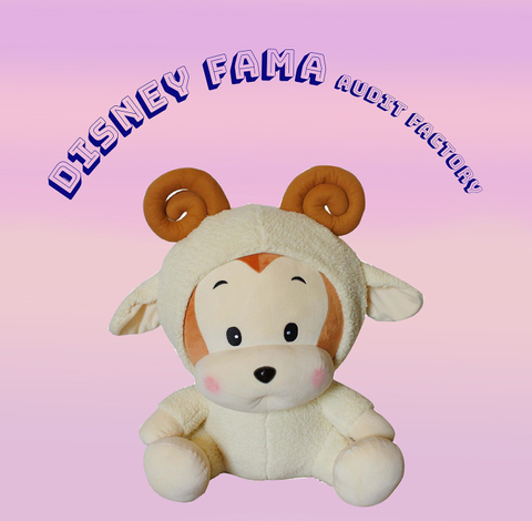 羊裝猴毛絨玩具公仔