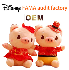 新年豬絨毛娃娃