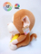 猴子抱香蕉毛絨玩具公仔