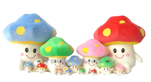 香菇家族毛絨玩具