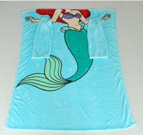 有袖子的毛毯，創意袖毯，保暖袖毯，電視毯