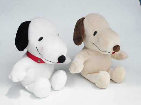 俏皮狗毛絨玩具