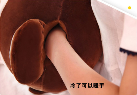 暖手寶抱枕毯三合一