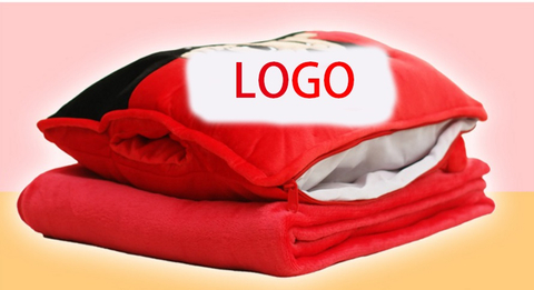 折疊毯子抱枕兩用三合一