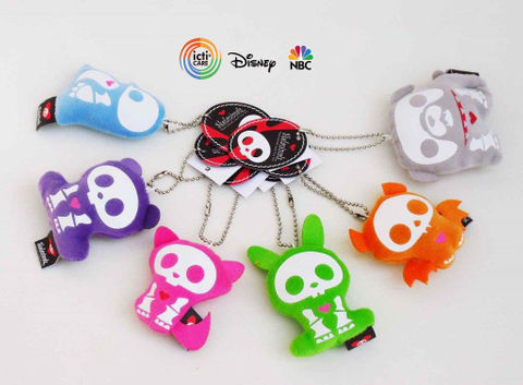 骷髏獸毛絨包包掛飾