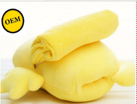 插手暖手捂抱枕毯三合一