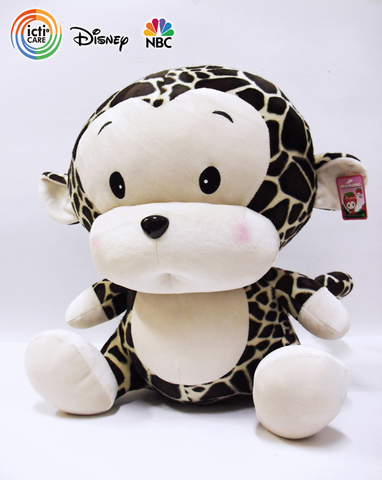 豹紋猴毛絨玩具公仔