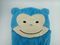 藍色猴子帽子毯