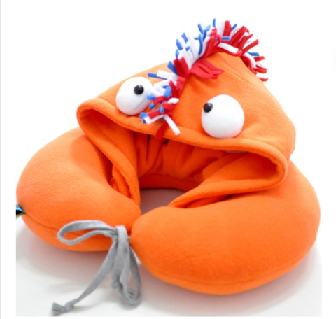 動物造型連帽頸枕