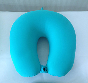 萊卡布充泡粒頸枕-logo客製化訂作